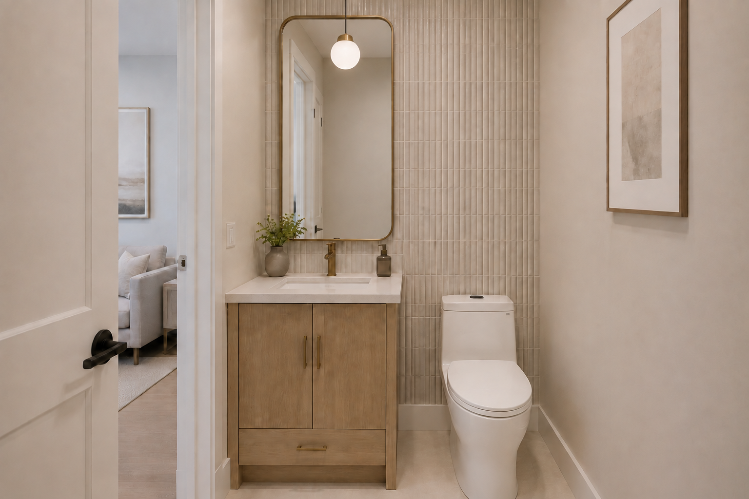 Antares powder room