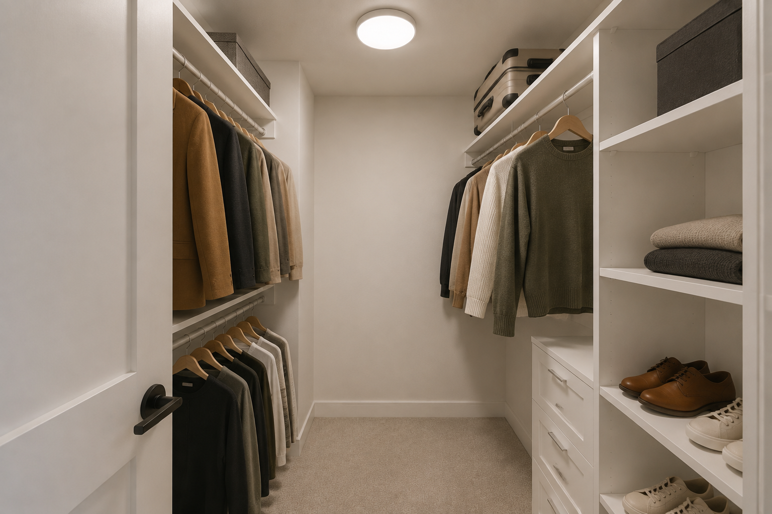 Antares walk-in closet